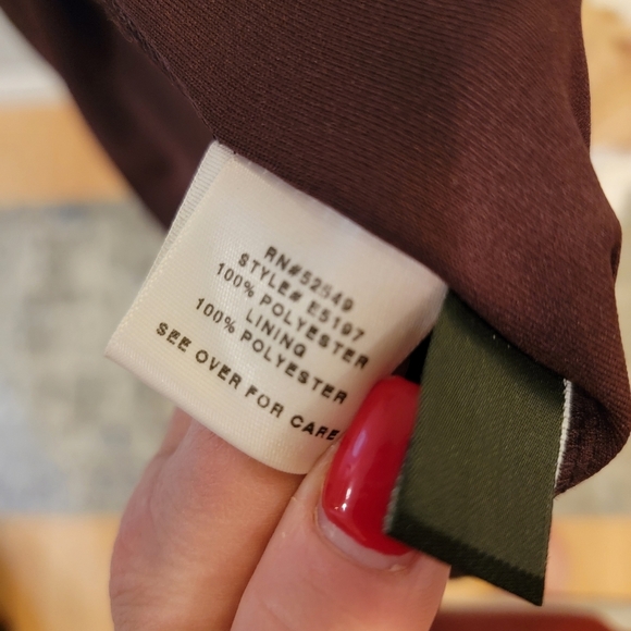 NWT Laundry by Shelli Segal brown stretch gown. 12 - Picture 13 of 16